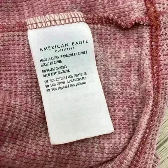 American Eagle Short Sleeve Button Front Top Size S - Picture 6 of 8